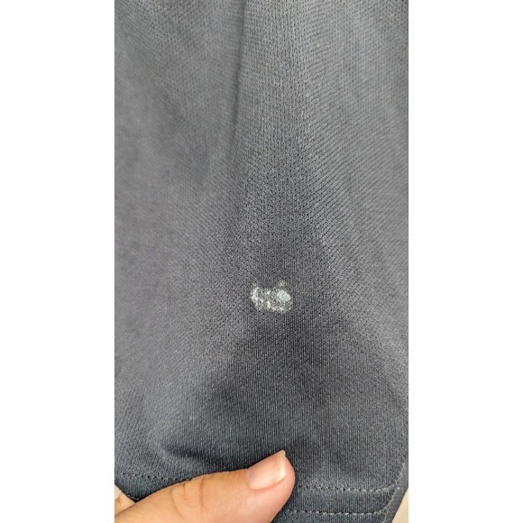 Columbia Polo Shirt Men's Sz L Loose Black Gray Light Breathable Omni-Shade - Picture 3 of 10